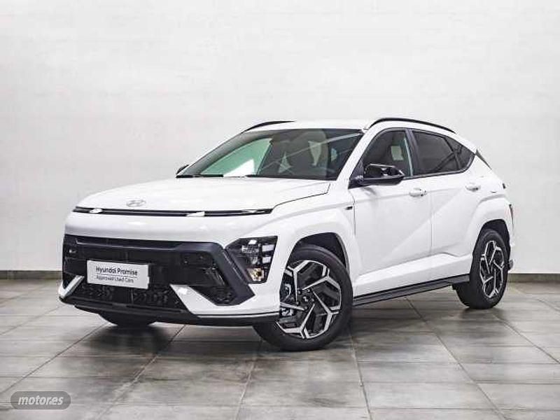 Atlas white Usado 2023 Hyundai Kona N Line SUV | 26.990 € (Un poco caro) - Imagen 1/4