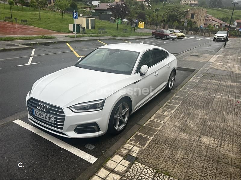 Usado Audi A5 Sportback Advanced Plus 190 CV (139 kW) 2018 Blanco Utilitario