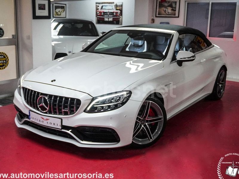 Blanco Usado 2019 Mercedes C63S AMG Descapotable | 70.000 € (Precio justo) - Imagen 1/4
