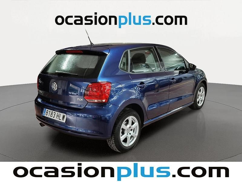 Usado VW Polo Advance 90 CV (66 kW) 2012 Azul Utilitario