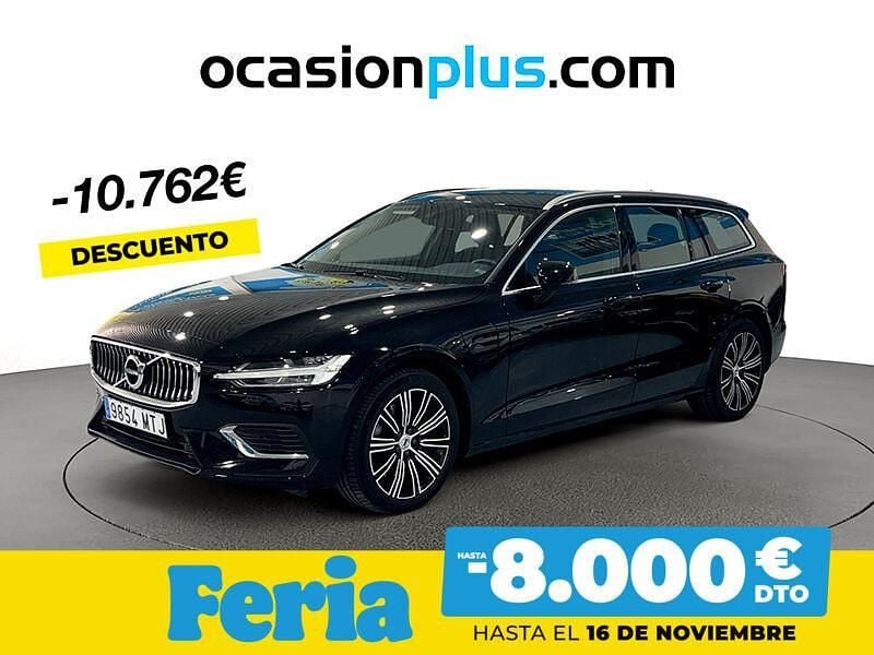 Negro Usado 2021 Volvo V60 Inscription Familiar | 33.250 € (Buen precio) - Imagen 1/4