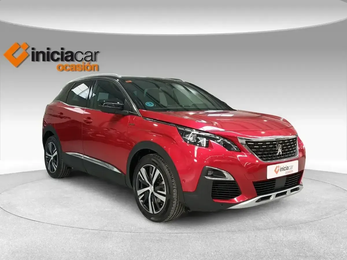 Usado Peugeot 3008 GT-line 131 CV (96 kW) 2018 Granate SUV