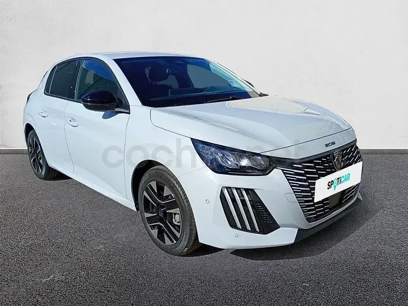 Nuevo Peugeot 208 Allure 100 CV (73 kW) 2025 Blanco Utilitario