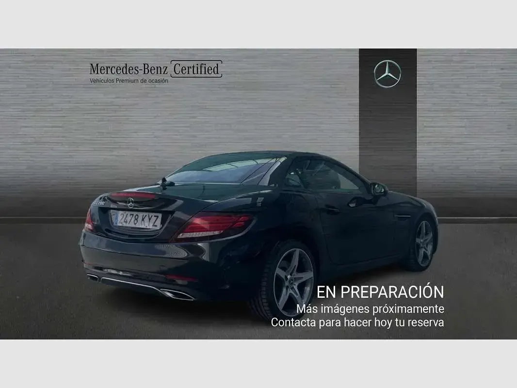 Usado Mercedes SLC200 184 CV (135 kW) 2019 Negro Descapotable