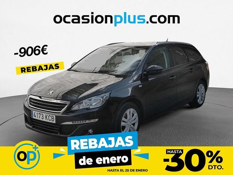 Azul Usado 2017 Peugeot 308 Style Familiar | 8190 € (Precio justo) - Imagen 1/4