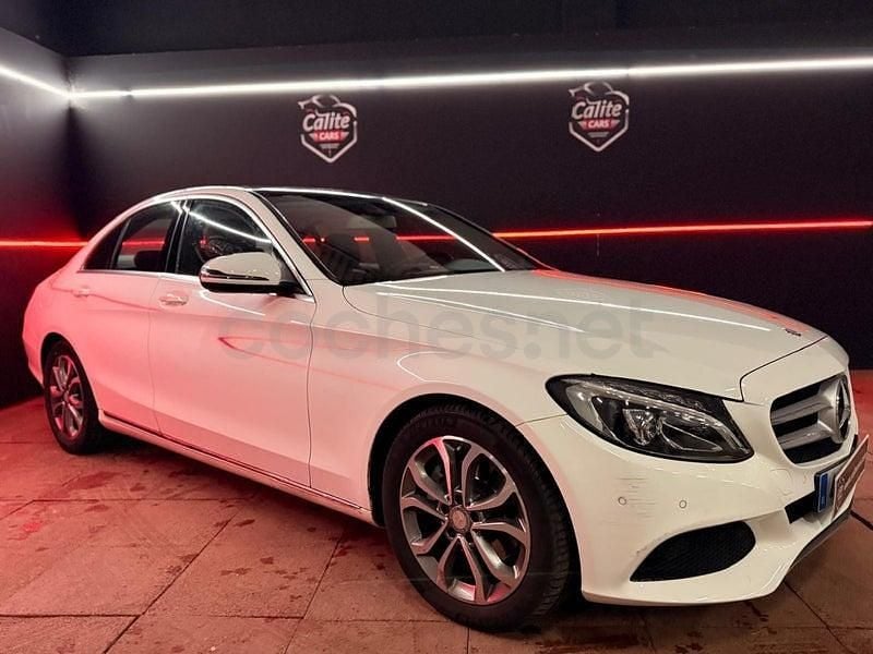 Usado Mercedes C200 Avantgarde 136 CV (100 kW) 2016 Blanco Berlina