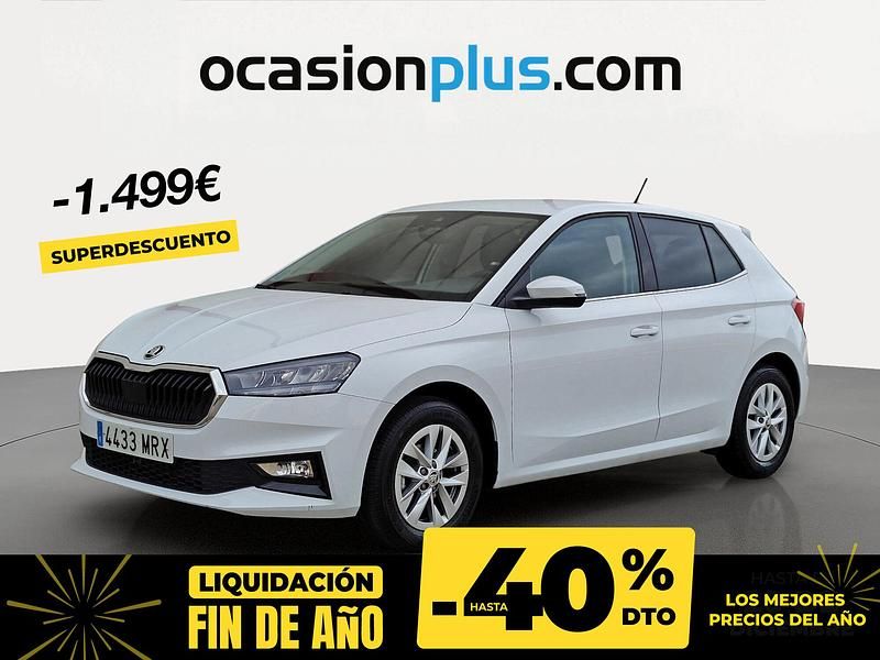 Blanco Usado 2024 Skoda Fabia Selection Berlina | 16.490 € (Super precio) - Imagen 1/4