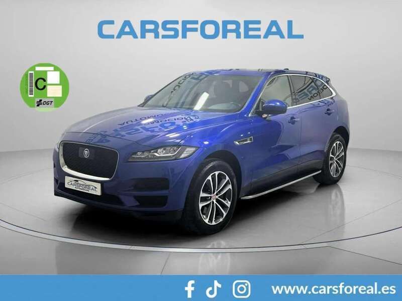 Azul Usado 2019 Jaguar F-Pace Prestige SUV | 24.490 € (Super precio) - Imagen 1/4