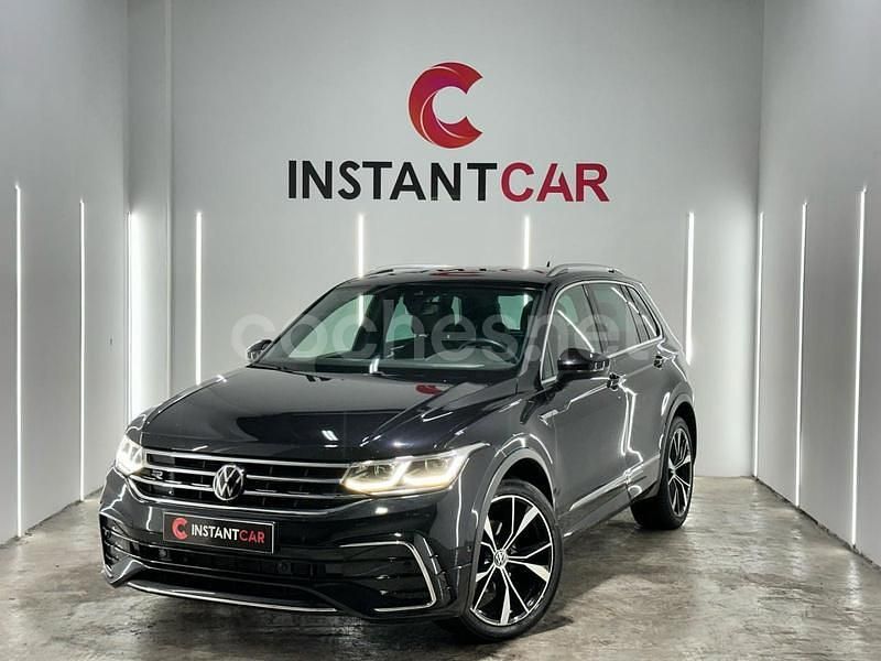Usado VW Tiguan R-line 150 CV (110 kW) 2022 Negro SUV