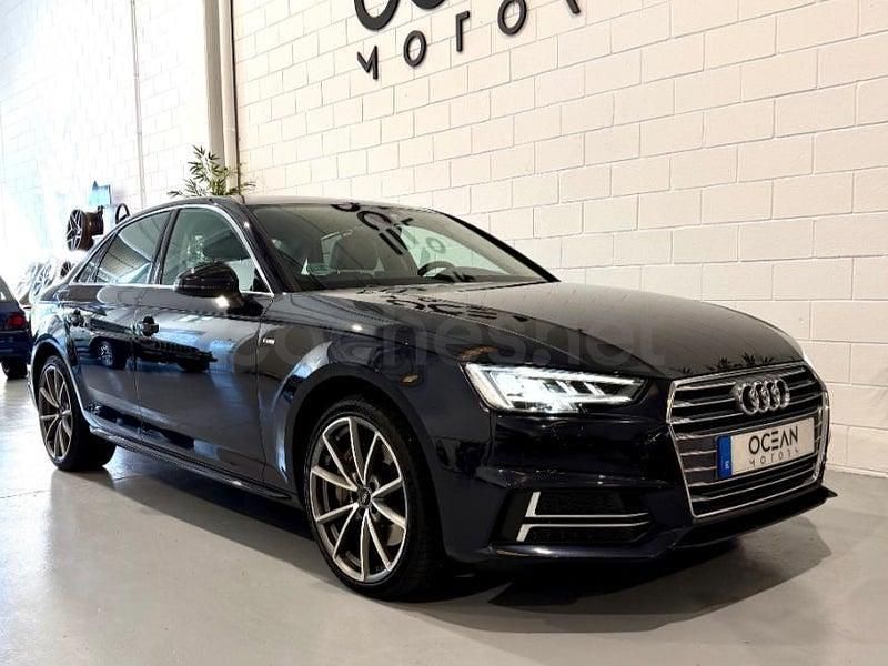 Usado Audi A4 S-Line 272 CV (200 kW) 2017 Azul Berlina
