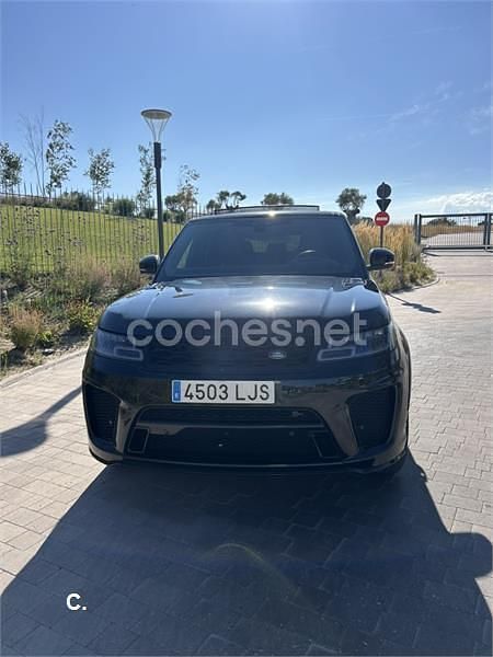 Negro Usado 2020 Land Rover Range Rover Sport SVR SUV | 84.500 € (Caro) - Imagen 1/4