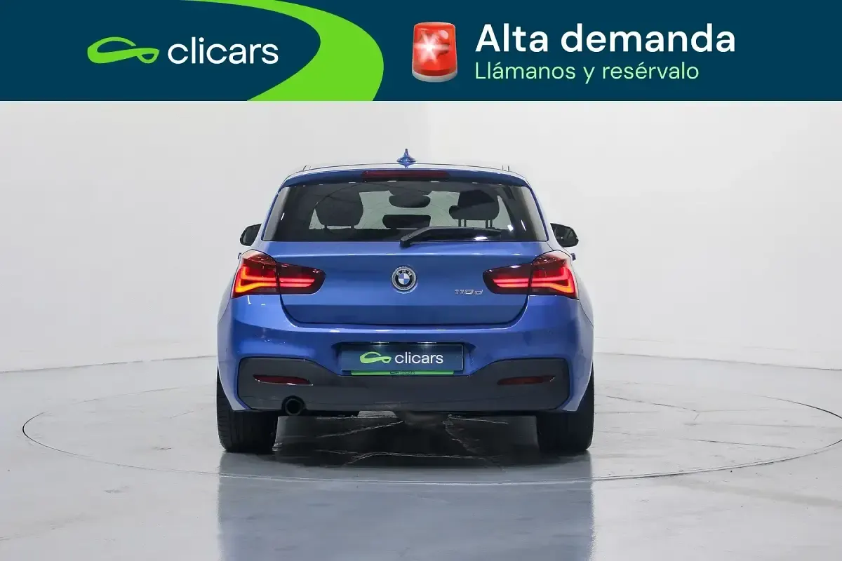 Usado BMW 118 150 CV (110 kW) 2019 Azul Utilitario