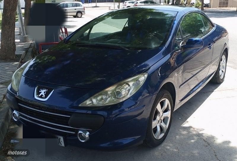 Azul Usado 2007 Peugeot 307 CC Descapotable | 4800 € - Imagen 1/4