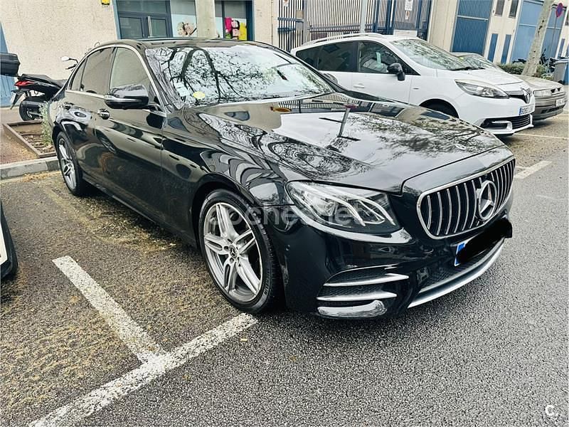 Usado Mercedes E220 194 CV (142 kW) 2017 Negro Berlina