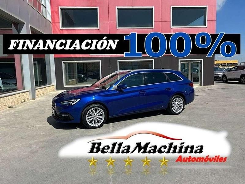 Azul Usado 2021 Seat Leon ST XCELLENCE Familiar | 13.975 € (Precio justo) - Imagen 1/4