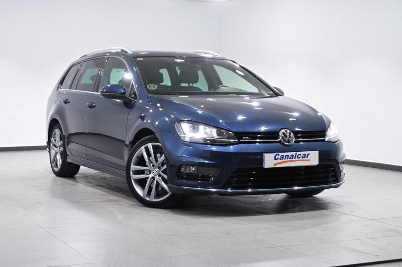Usado VW Golf VII Edition 110 CV (80 kW) 2016 Azul Familiar