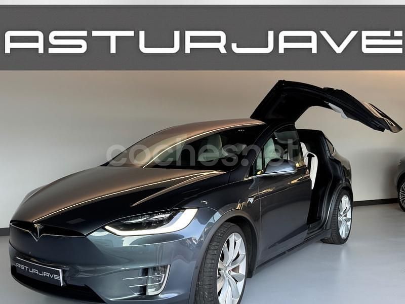 Gris Usado 2018 Tesla Model X SUV | 49.900 € (Precio justo) - Imagen 1/4