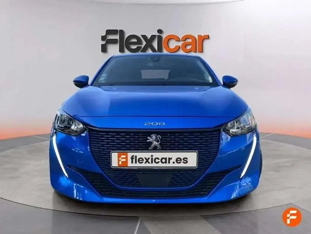 Usado Peugeot e-208 Allure 100 kW (136 CV) 2021 Azul Utilitario
