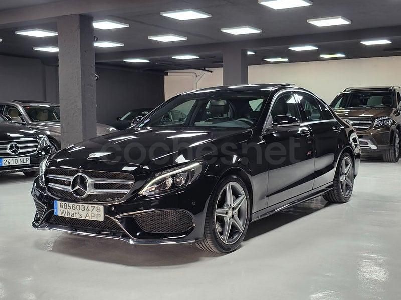 Occasion Mercedes C250 AMG line 211 PK (155 kW) 2016 Zwart Sedan