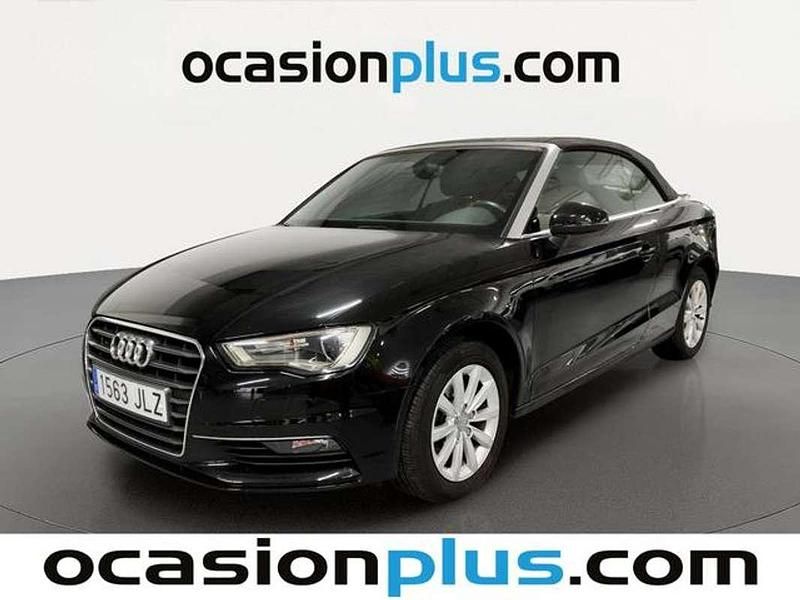 Usado Audi A3 Cabriolet Attraction 110 CV (80 kW) 2016 Negro Descapotable