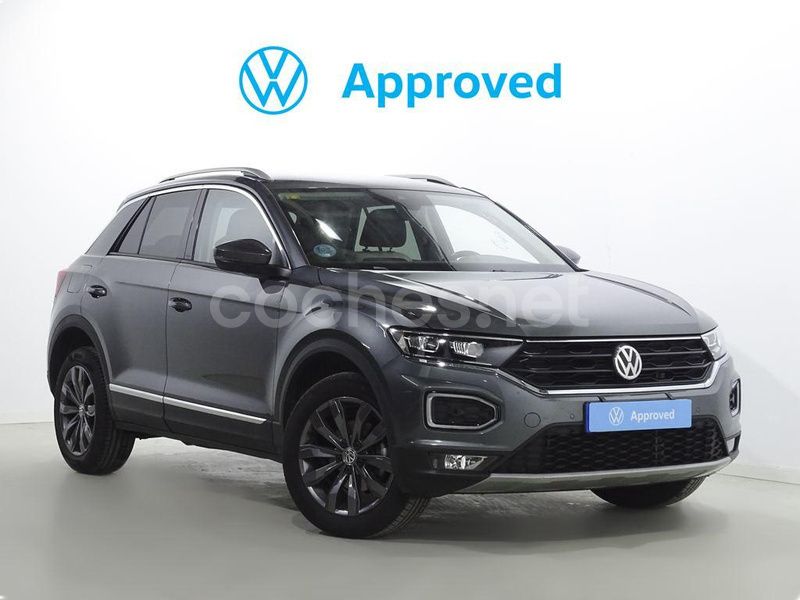 Gris Usado 2020 VW T-Roc Sport SUV | 20.400 € (Precio justo) - Imagen 1/4