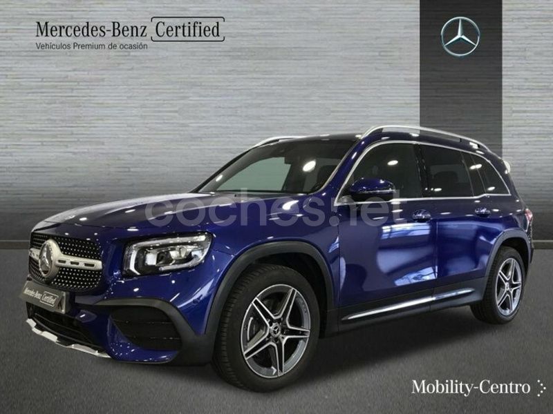Azul galaxia Usado 2023 Mercedes GLB200 AMG line SUV | 49.900 € (Caro) - Imagen 1/4