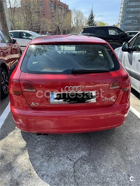 Usado Audi A3 S-Line 140 CV (102 kW) 2008 Rojo Utilitario