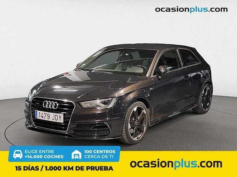 Marrón Usado 2015 Audi A3 S-Line Utilitario | 17.750 € (Precio justo) - Imagen 1/4