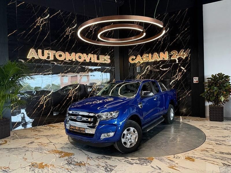 Usado Ford Ranger XLT 160 CV (117 kW) 2017 Azul Pickup/Camioneta