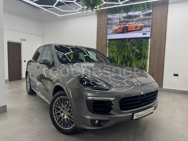 Gris / plata Usado 2016 Porsche Cayenne S E-Hybrid SUV | 34.400 € (Buen precio) - Imagen 1/4