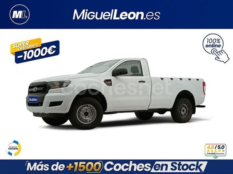 Blanco Usado 2018 Ford Ranger XLT Recogida | 19.985 € (Buen precio) - Imagen 1/3