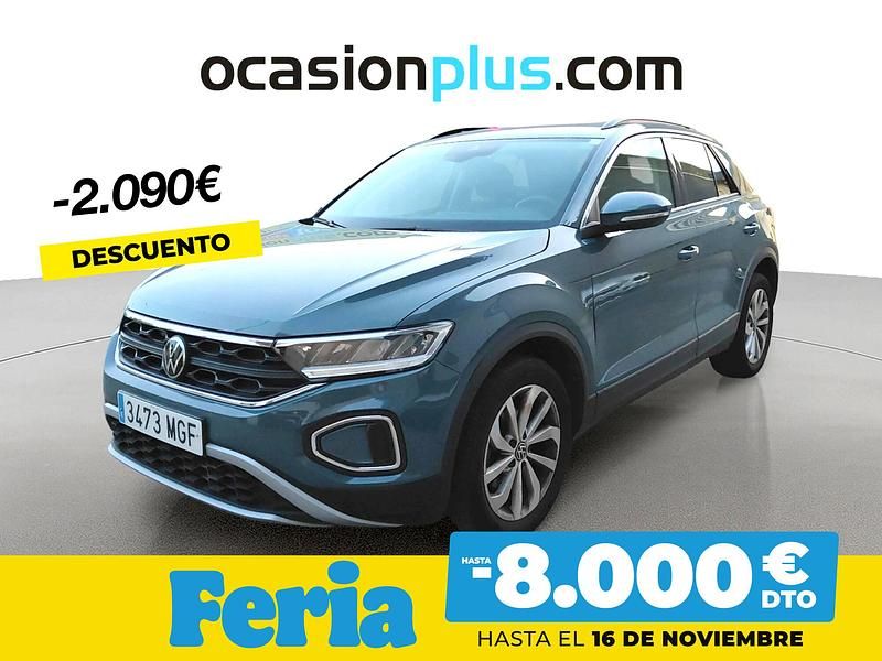 Gris Usado 2023 VW T-Roc Life SUV | 23.000 € (Precio justo) - Imagen 1/4