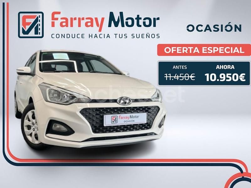 Blanco Usado 2019 Hyundai i20 Berlina | 10.950 € (Precio justo) - Imagen 1/4