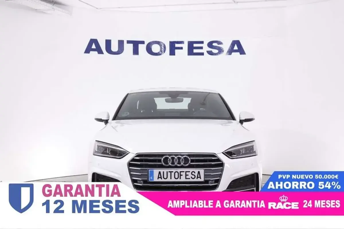 Usado Audi A5 S-Line 190 CV (139 kW) 2017 Blanco Coupe