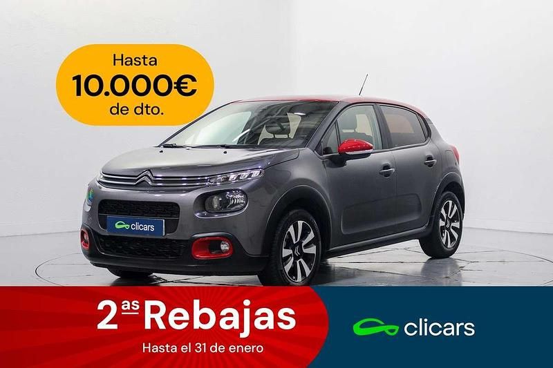 Gris Usado 2018 Citroën C3 Feel Utilitario | 7790 € (Precio justo) - Imagen 1/4