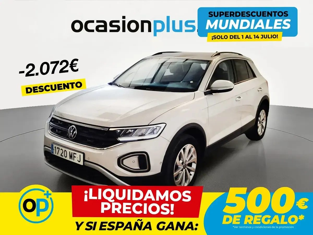 Usado VW T-Roc Life 150 CV (110 kW) 2023 Blanco SUV