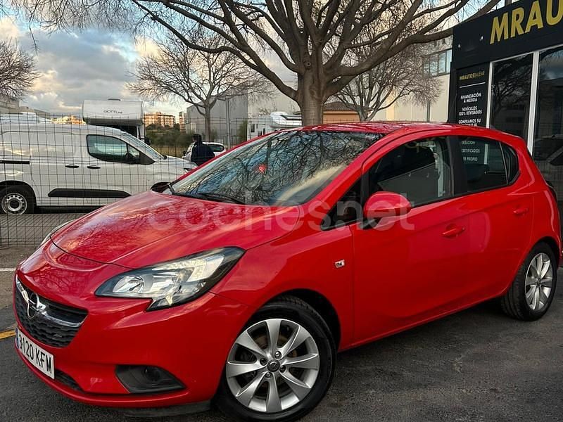 Usado Opel Corsa Selective 90 CV (66 kW) 2017 Rojo Berlina