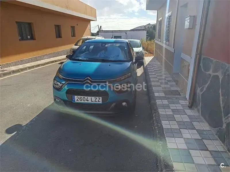 Usado Citroën C3 Feel 83 CV (61 kW) 2022 Azul Utilitario