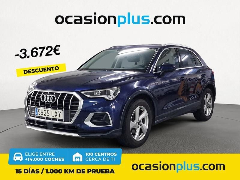 Azul Usado 2022 Audi Q3 Advanced Plus SUV | 32.850 € (Precio justo) - Imagen 1/4