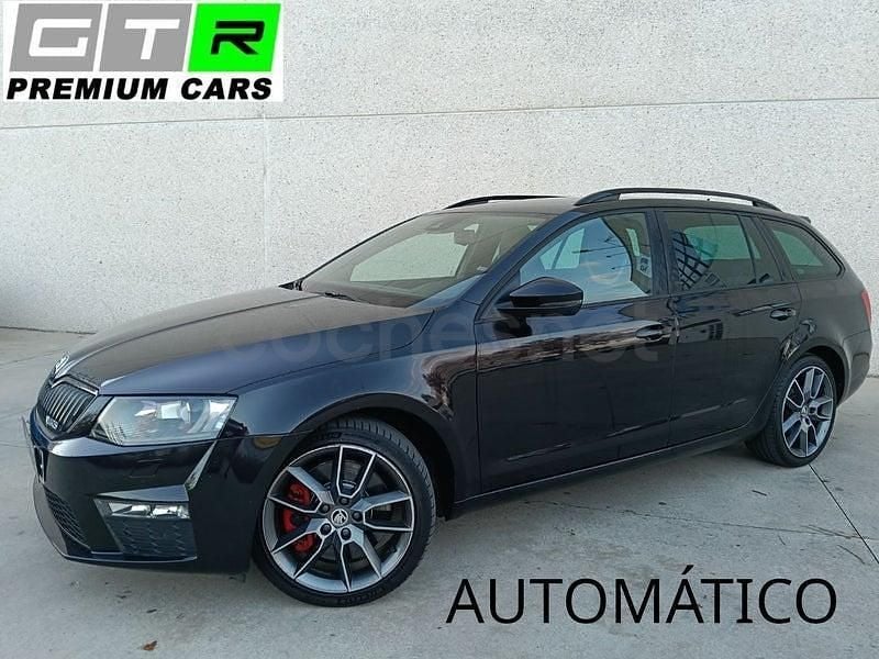 Usado Skoda Octavia RS 184 CV (135 kW) 2014 Negro Familiar