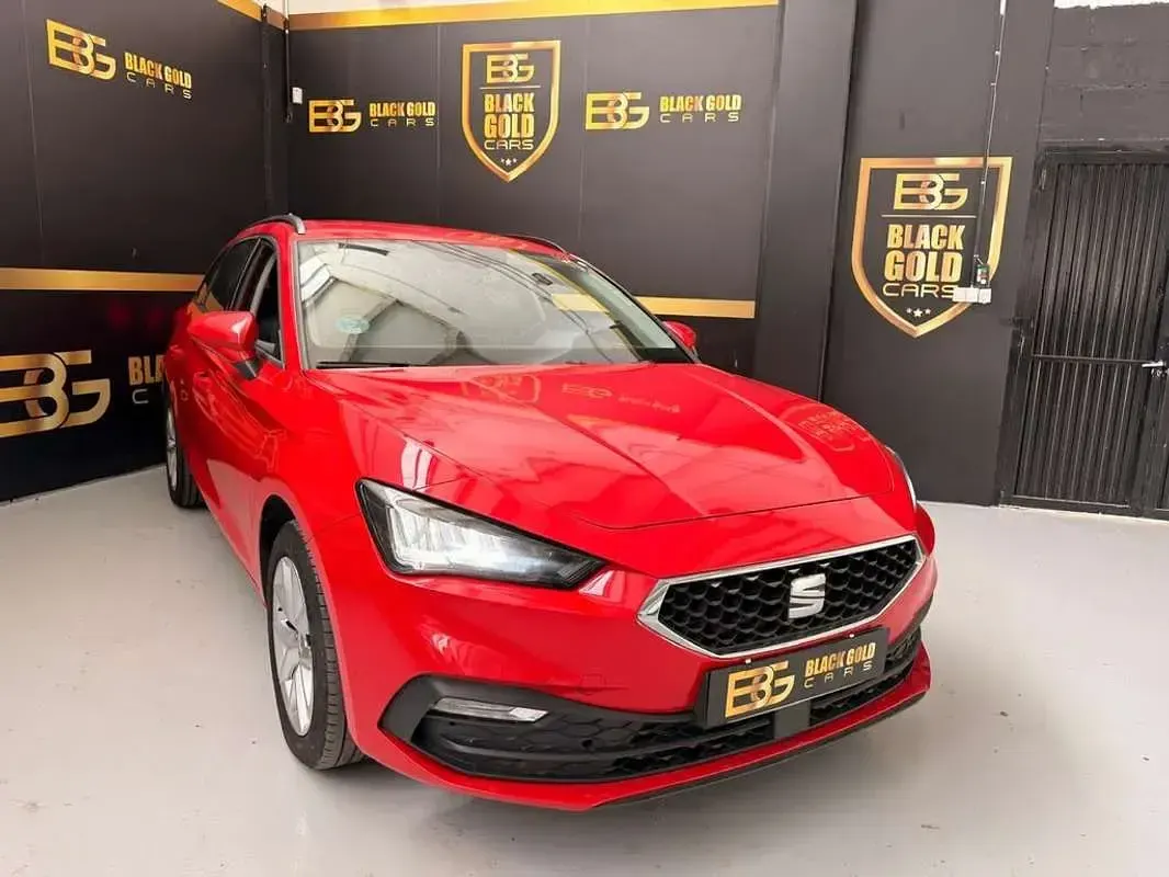 Brugt Seat Leon Style 150 HK (110 kW) 2021 Rød Stationcar