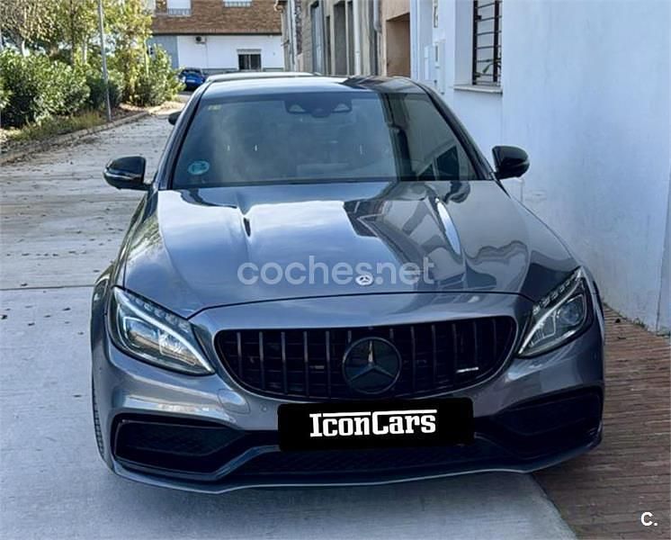 Usado Mercedes C63S AMG 510 CV (375 kW) 2017 Gris / plata Berlina