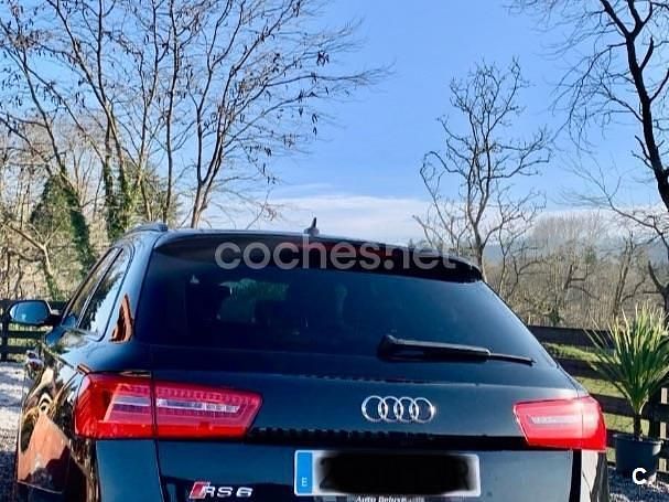Usado Audi A6 S-Line 313 CV (230 kW) 2014 Negro Familiar