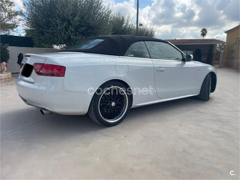 Blanco Usado 2011 Audi A5 Cabriolet Descapotable | 10.000 € (Super precio) - Imagen 1/3