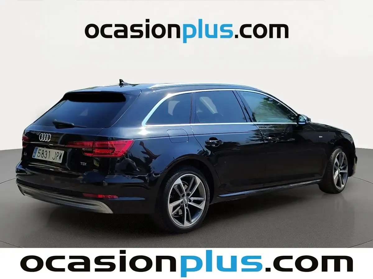 Usado Audi A4 S-Line 190 CV (139 kW) 2016 Negro Familiar