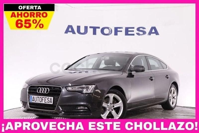 Usado Audi A5 Sportback 150 CV (110 kW) 2014 Gris / plata Utilitario