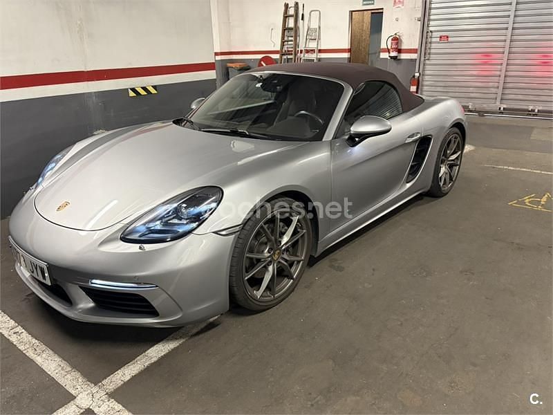 Usado Porsche 718 Boxster 300 CV (220 kW) 2017 Gris / plata Descapotable