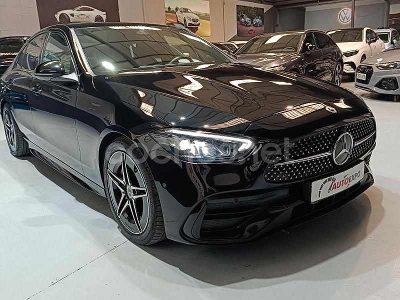 Usado Mercedes C200 163 CV (119 kW) 2022 Negro Berlina