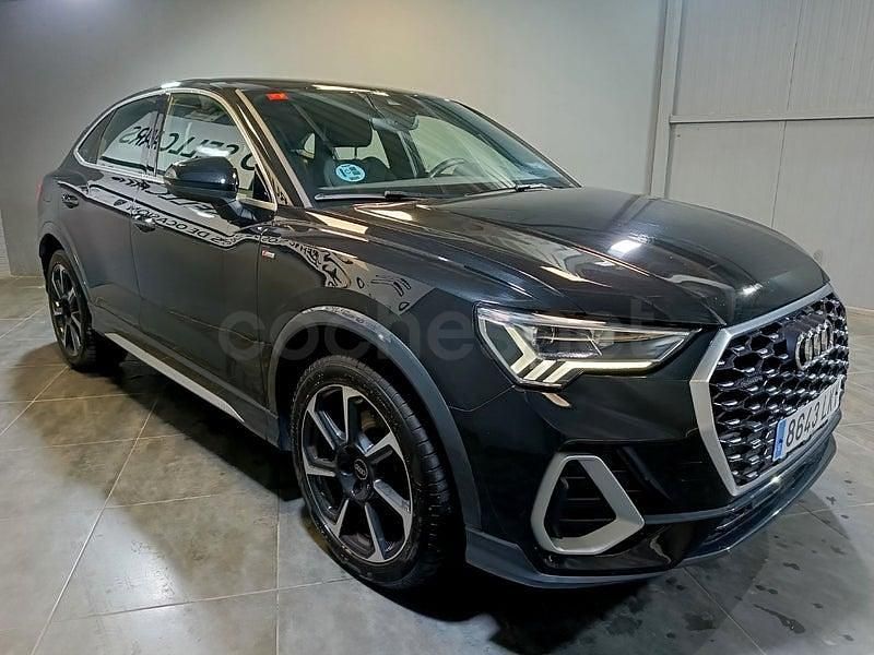 Usado Audi Q3 Sportback S-Line 150 CV (110 kW) 2020 Negro SUV
