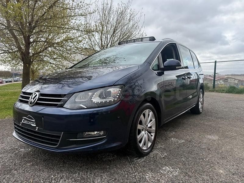 Usado VW Sharan Sport 140 CV (102 kW) 2014 Azul Monovolumen
